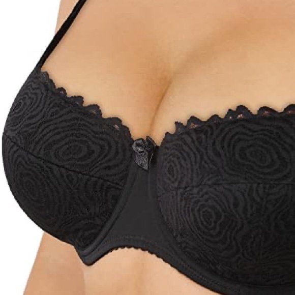 OGET Women Plus Size Push Up Bras Underwire Comfort Lace Bra with Back Support - Picture 2 of 13